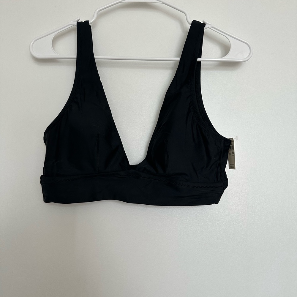 Aerie black swimsuit top, large
